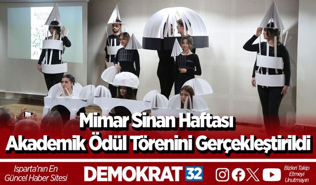 Mimar Sinan Haftası Akademik Ödül Törenini Gerçekleştirildi
