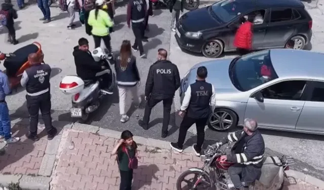 Dronlar öğrenciler için havalandı: Okul önlerinde sıkı denetim