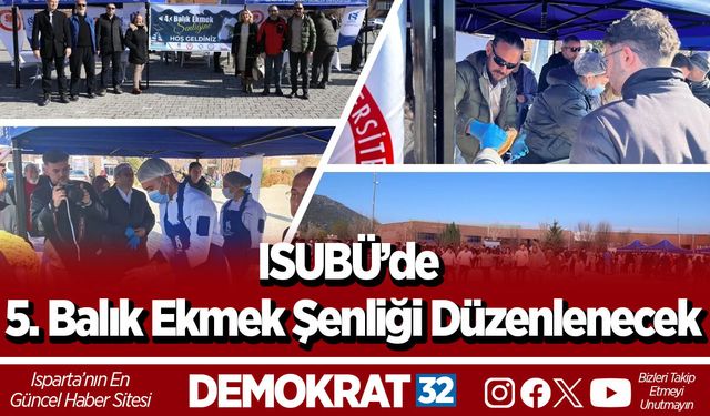 ISUBÜ’de 5. Balık Ekmek Şenliği Düzenlenecek