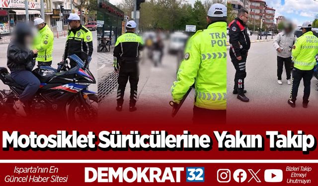 Motosiklet Sürücülerine Yakın Takip