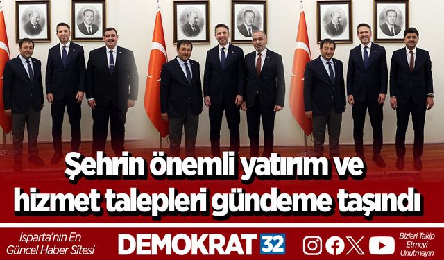 Şehrin önemli yatırım ve hizmet talepleri gündeme taşındı