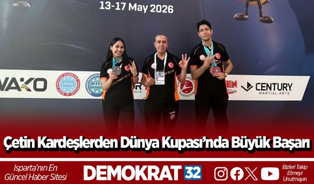 Çetin Kardeşlerden Dünya Kupası’nda Büyük Başarı