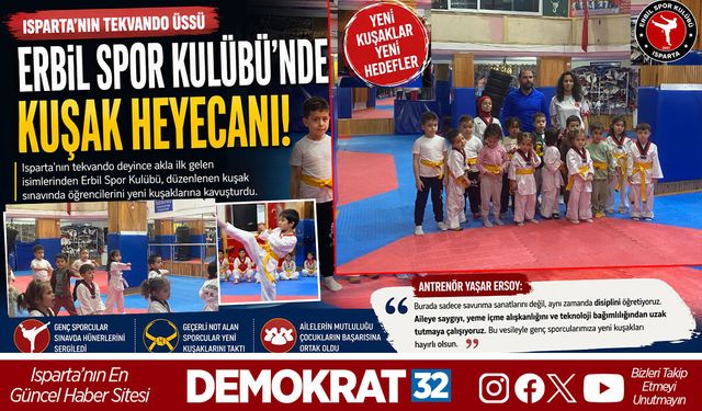 Erbil Spor Kulübünde Kuşak Heyecanı