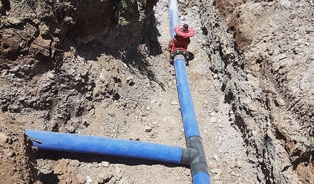 İÇME SUYU BORUSU VE YER ALTI YANGIN HİDRANTI ALIMI YAPILACAK