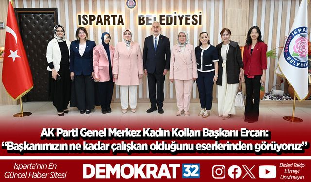 AK Parti Genel Merkez Kadın Kolları Başkanı Ercan: “Başkanımızın ne kadar çalışkan olduğunu eserlerinden görüyoruz”