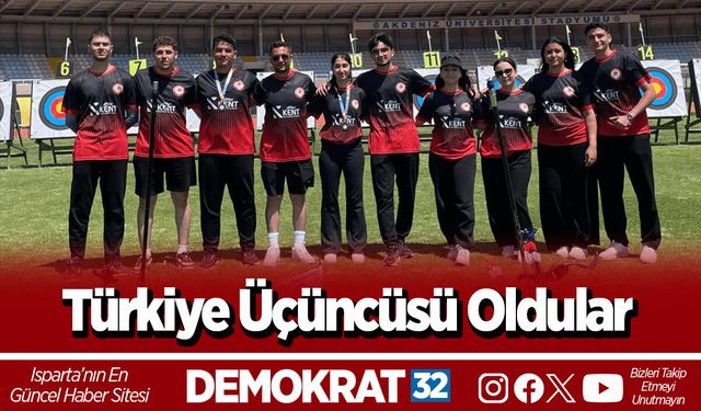 Türkiye Üçüncüsü Oldular