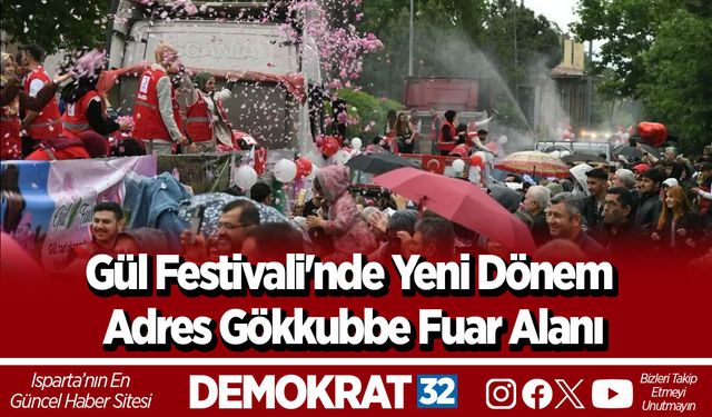 Gül Festivali'nde Yeni Dönem Adres Gökkubbe Fuar Alanı