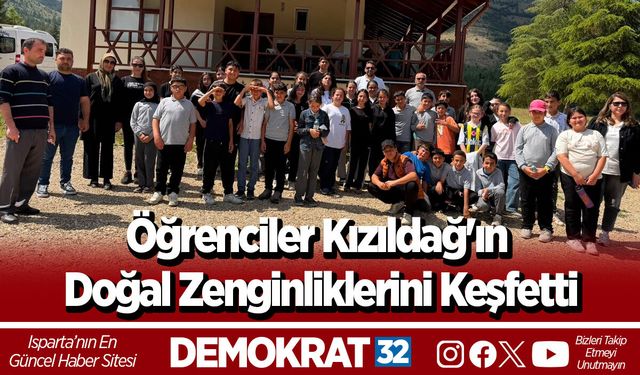 Öğrenciler Kızıldağ'ın Doğal Zenginliklerini Keşfetti