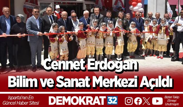 Cennet Erdoğan Bilim ve Sanat Merkezi Açıldı