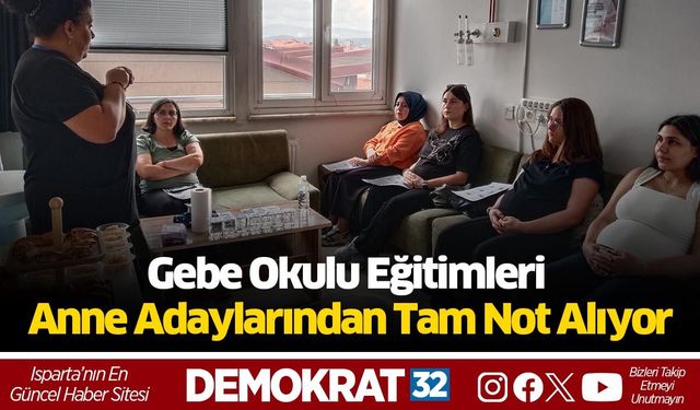 Gebe Okulu Eğitimleri Anne Adaylarından Tam Not Alıyor