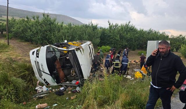 Gelendost'ta Otobüs Kazası: 4 Ölü
