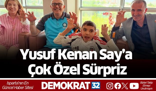 Yusuf Kenan Say’a çok özel sürpriz
