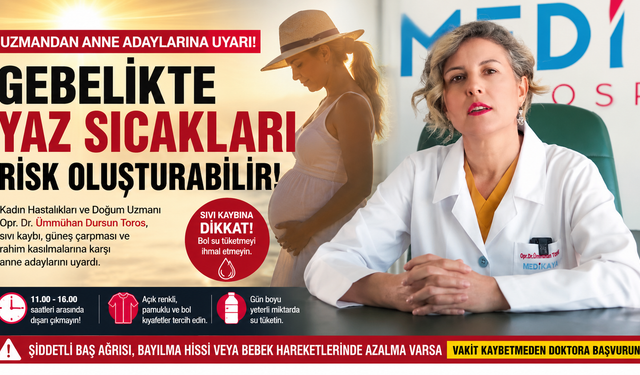 Gebelikte Yaz Sıcakları Risk Oluşturabiliyor