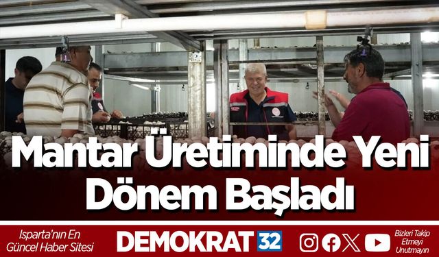 Mantar Üretiminde Yeni Dönem Başladı