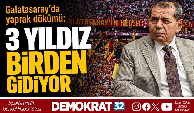 3 YILDIZ BİRDEN GİDİYOR