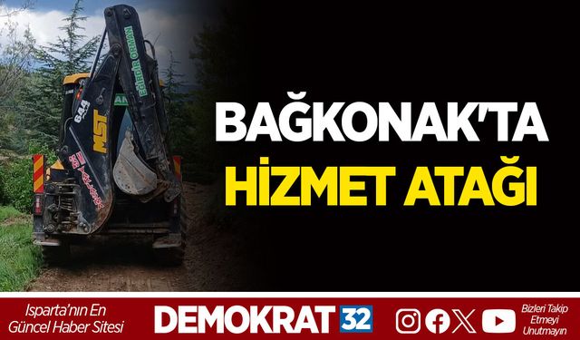BAĞKONAK'TA HİZMET ATAĞI