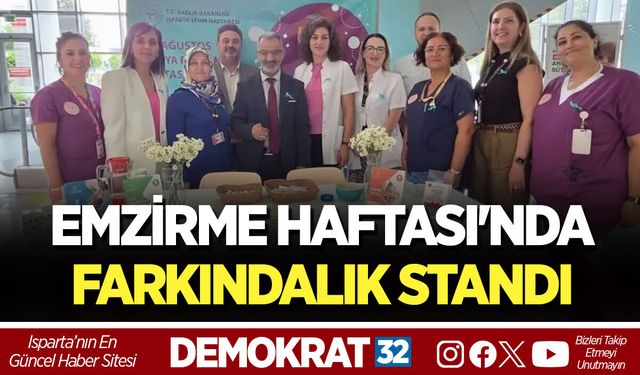 EMZİRME HAFTASI'NDA FARKINDALIK STANDI