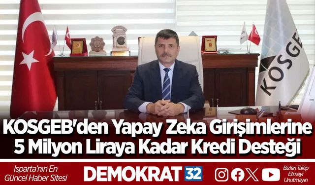 KOSGEB Kasayı Açtı  5 Milyon TL Destek