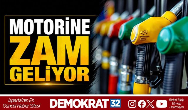 MOTORİNE ZAM GELİYOR
