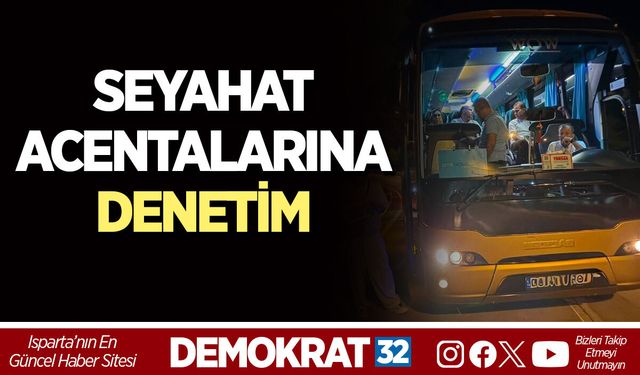 SEYAHAT ACENTALARINA DENETİM