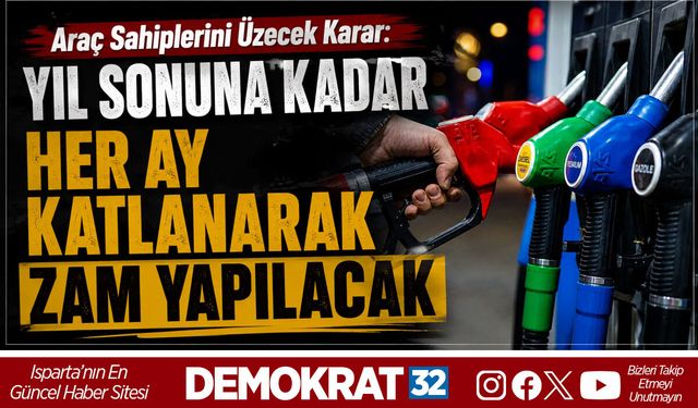 YIL SONUNA KADAR HER AY KATLANARAK ZAM YAPILACAK