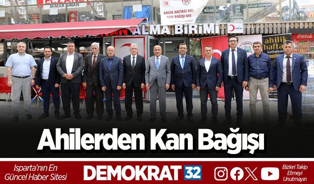 Ahilerden Kan Bağışı