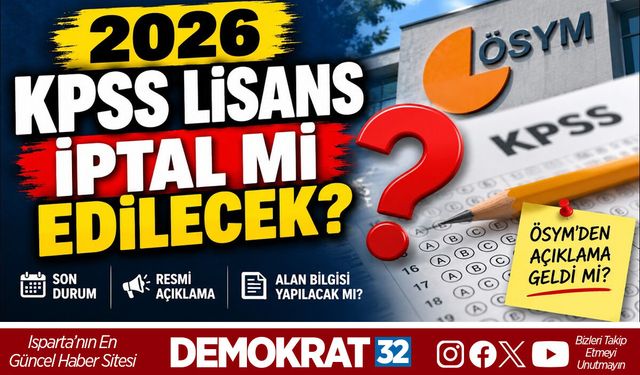 2026 KPSS İPTAL Mİ OLACAK?