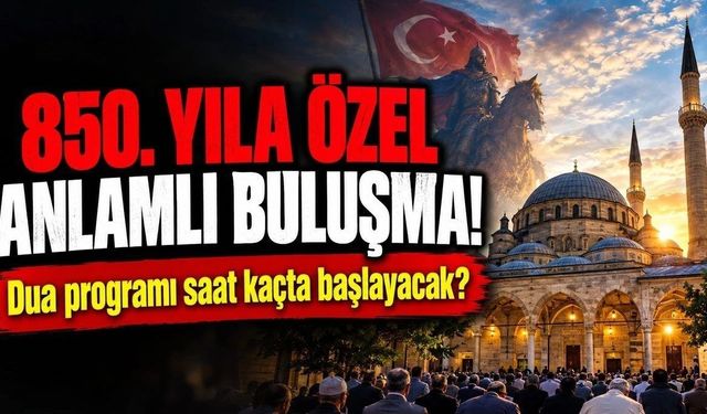 Miryokefalon Zaferi'nin 850. Yılında 850 Hatim Duası Edilecek