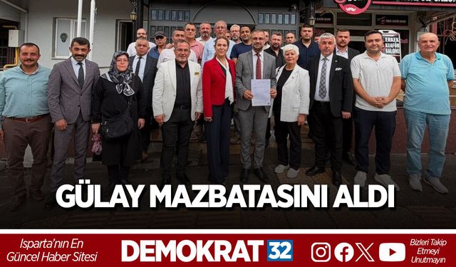 GÜLAY MAZBATASINI ALDI