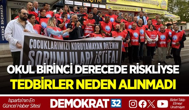 OKUL BİRİNCİ DERECEDE RİSKLİYSE TEDBİRLER NEDEN ALINMADI?