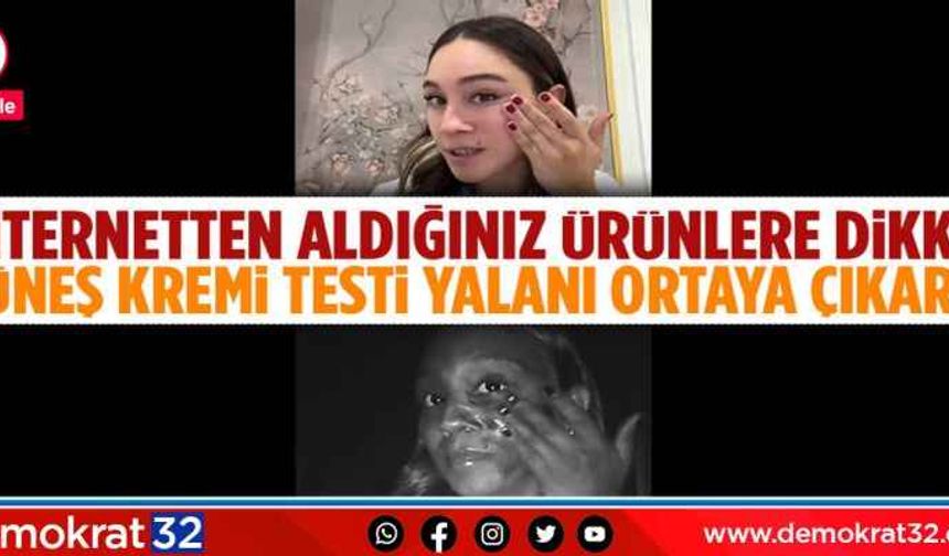 Sahte güneş kremlerine dikkat: UV ışığı ile test etti