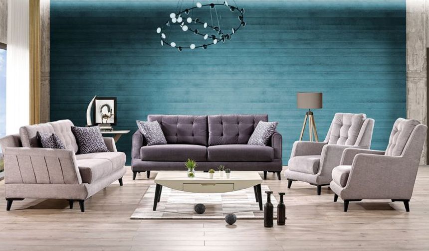Sade Ve Şık Oturma Odası Koltuk Takımı Modelleri