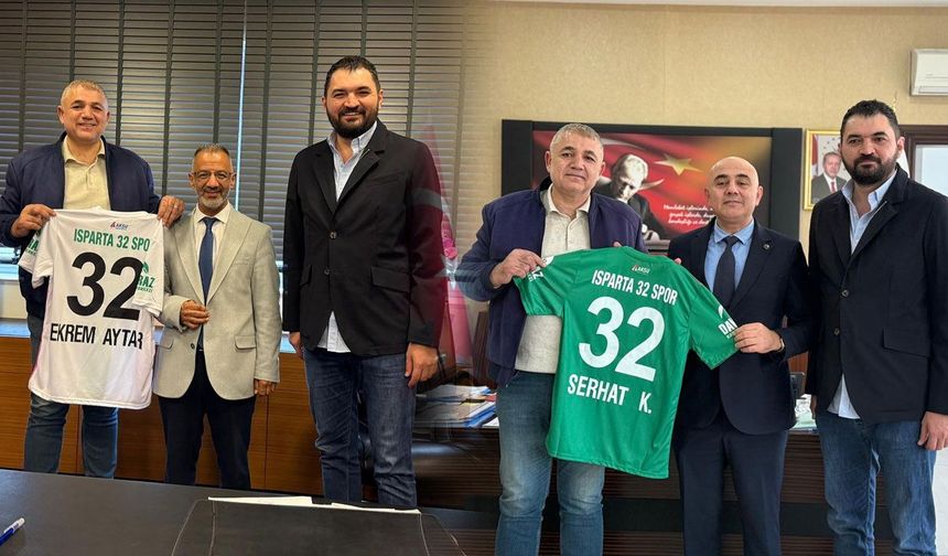 ISBAŞ Isparta32spor’dan Sağlık Müdürü Küçükcoşkun ve Başhekim Aytar’a Ziyaret