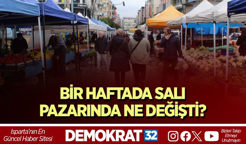 Bir Haftada Salı Pazarında Ne Değişti?