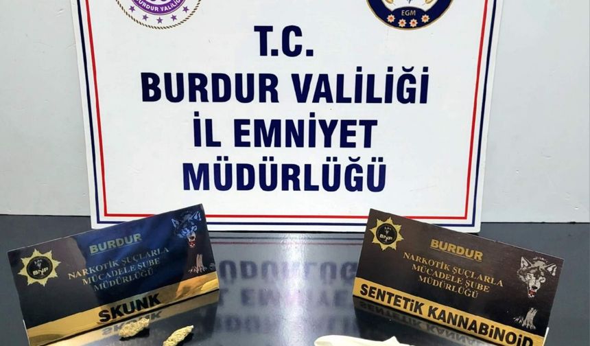 Burdur'da uyuşturucu operasyonu