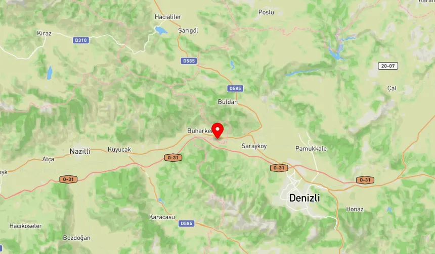 Denizli peş peşe meydana gelen depremler ile sallandı