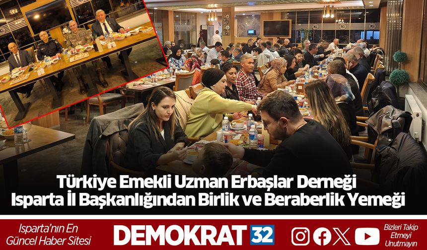 Isparta’da 12 Kasım Dünya Uzman Çavuşlar Günü Kutlandı