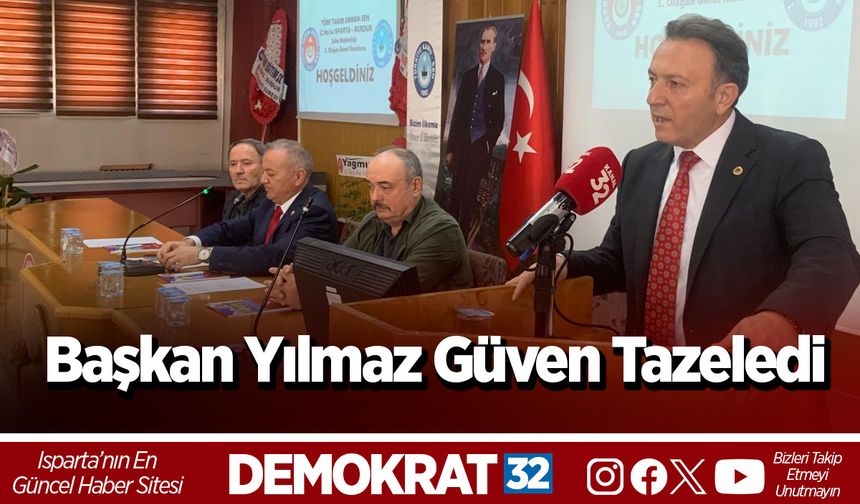 Başkan Yılmaz Güven Tazeledi