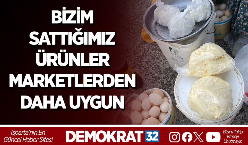 Köy Ürünleri Pazarda Marketten Daha Uygun