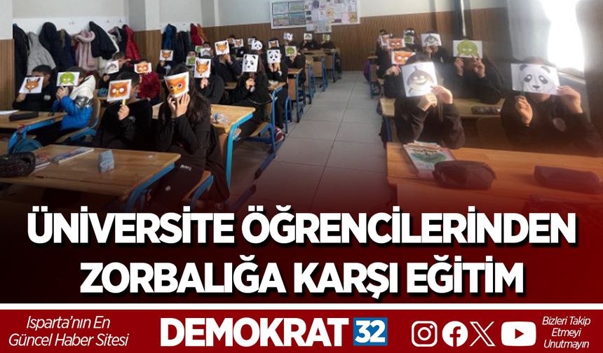 Üniversite Öğrencilerinden Zorbalığa Karşı Eğitim