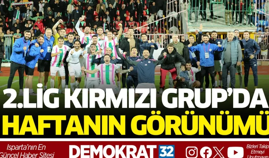 “2. Lig Kırmızı Grup’ta Haftanın Görünümü”