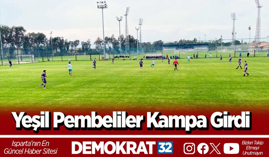 Yeşil Pembeliler Kampa Girdi
