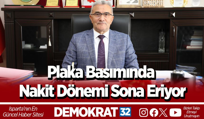 Plaka basımında nakit dönemi sona eriyor