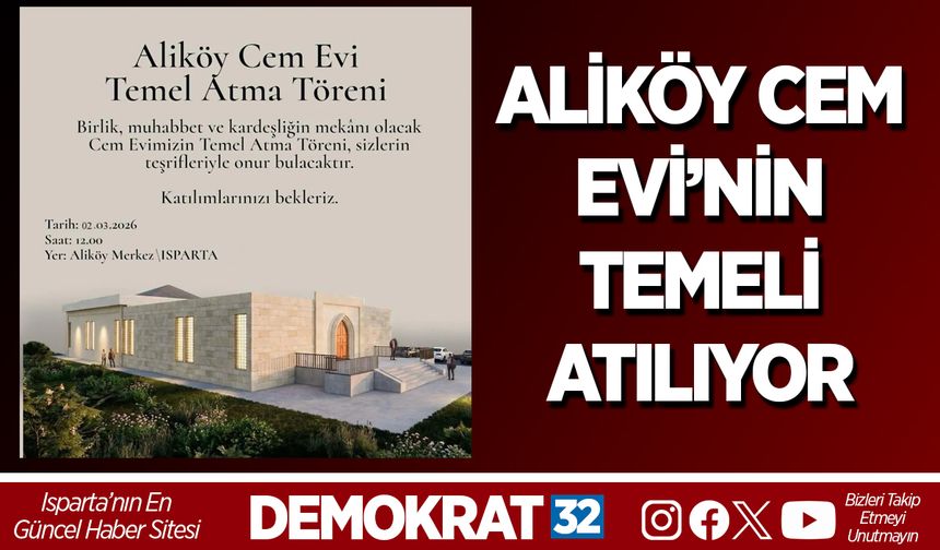 ALİKÖY CEM EVİ’NİN TEMELİ ATILIYOR