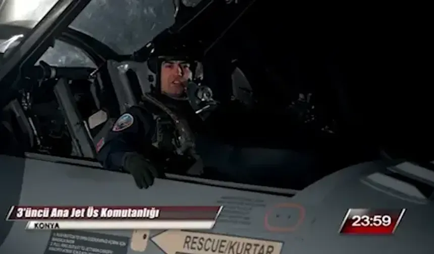 Balıkesir'de F-16 düştü, şehit pilottan geriye bu görüntü kaldı