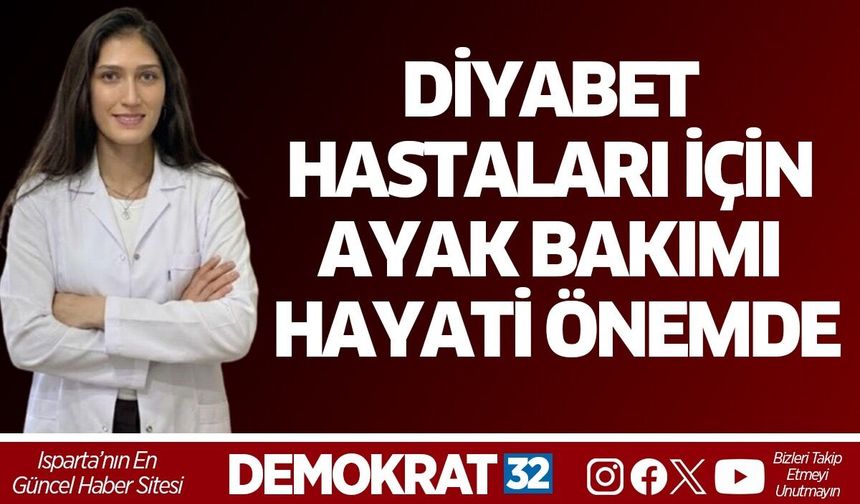 Diyabet hastaları için ayak bakımı hayati önemde