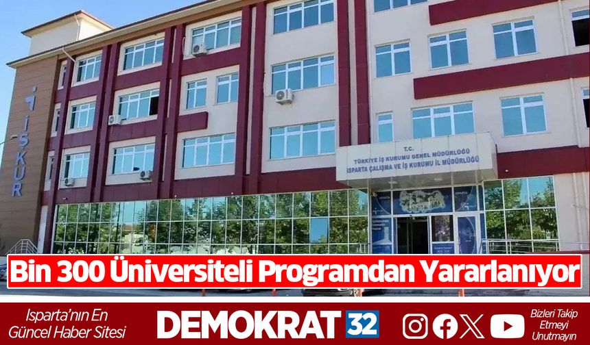 Bin 300 Üniversiteli Programdan Yararlanıyor
