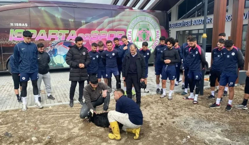 Isparta32spor Camiası Şükür İçin Kurban Kesti