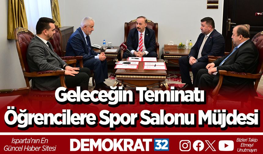 Geleceğin Teminatı Öğrencilere Spor Salonu Müjdesi