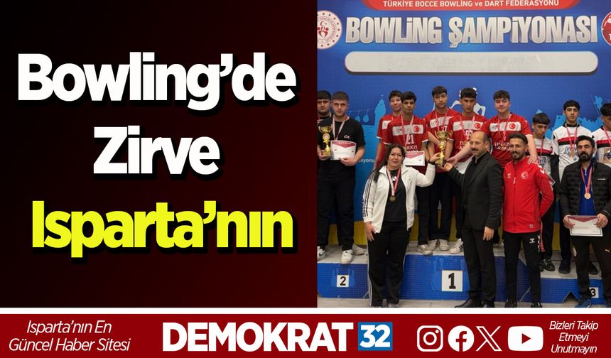 Bowling’de Zirve Isparta’nın